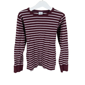 Unisex Polarn O. Pyret - Tricot shirt, size 128 - 134 - Wine red (1)