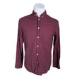 Unisex Samsoe&Samsoe - Collared shirt, size M - Wine red ()