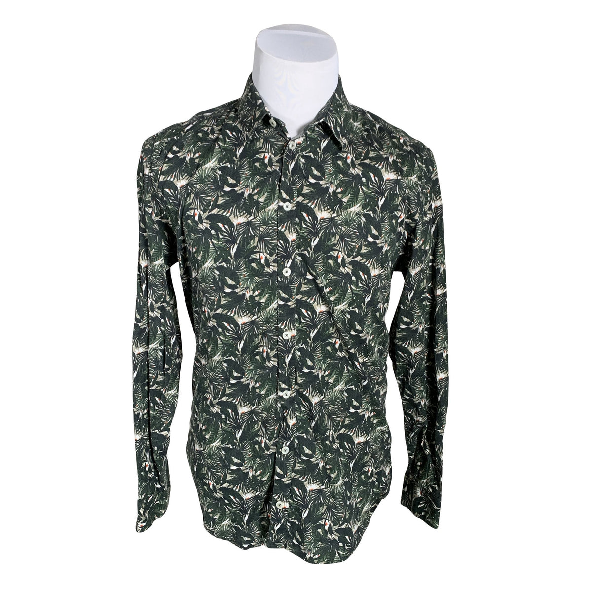 Unisex Samsoe&Samsoe - Collared shirt, size M - Green (1)
