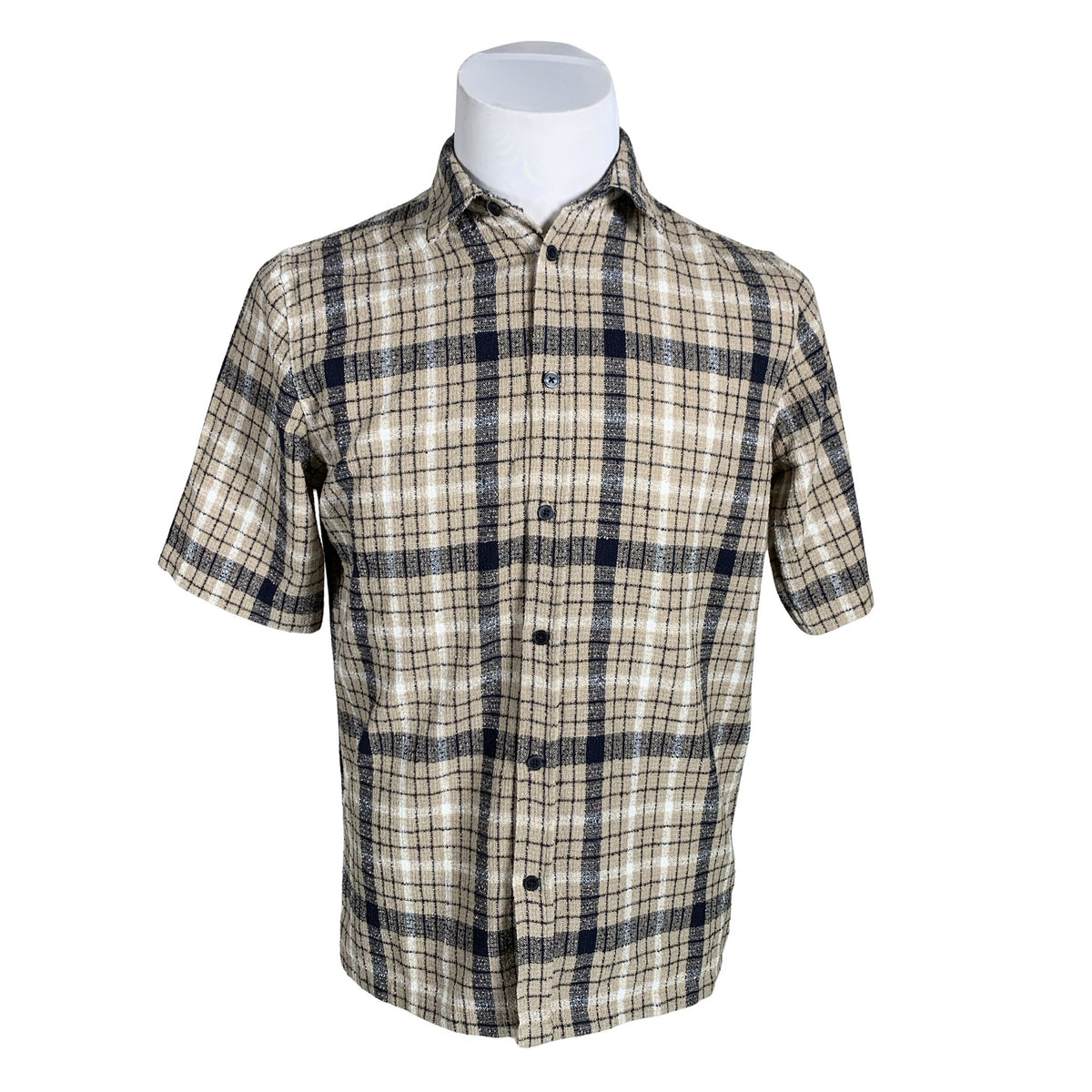 Unisex Samsoe&Samsoe - Collared shirt, size M - Beige (1)