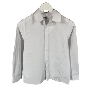 Unisex Marks&Spencer - Collared shirt, size 140 - 146 - White (1)