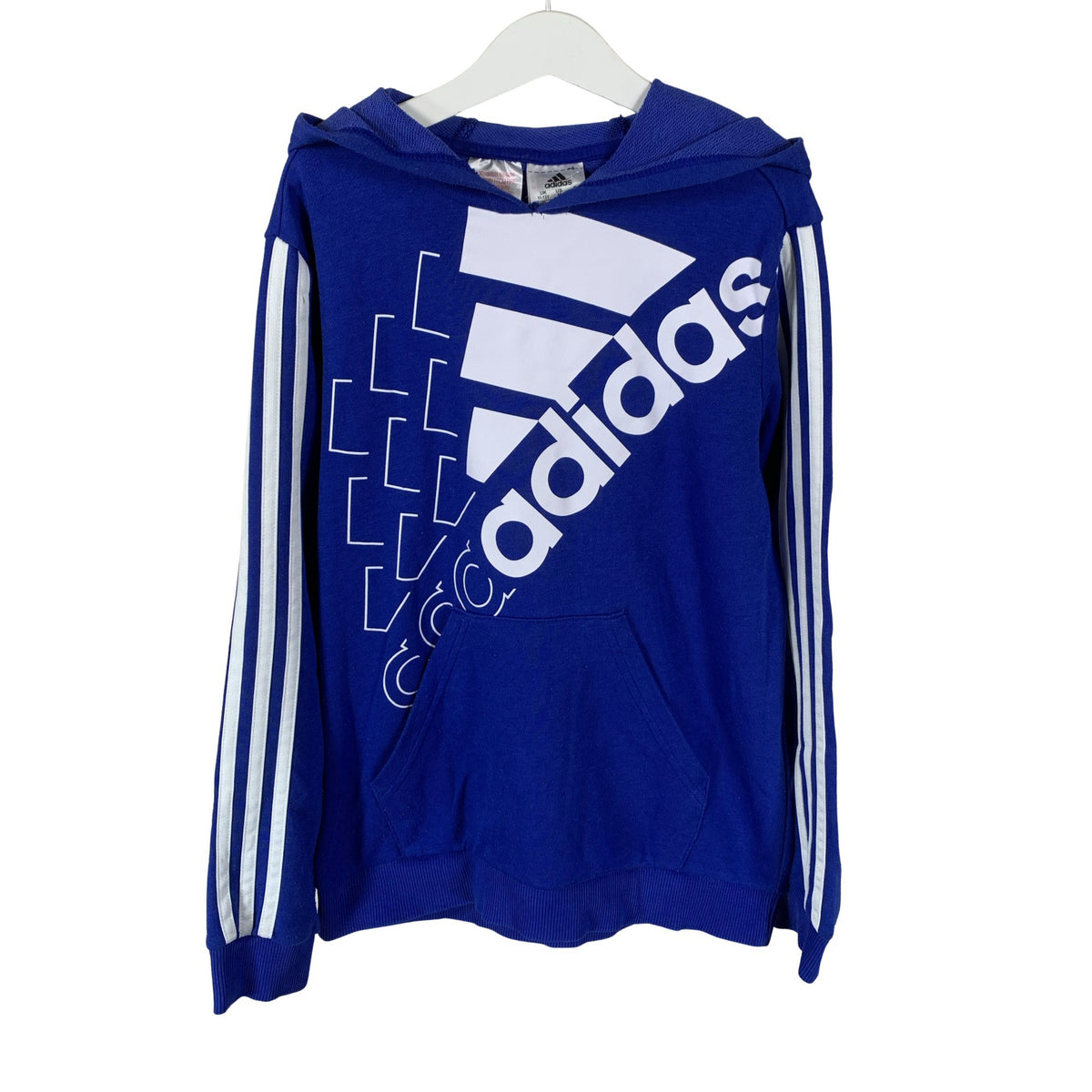 Unisex Adidas - Hoodie, size 146 - 152 - Blue (1)