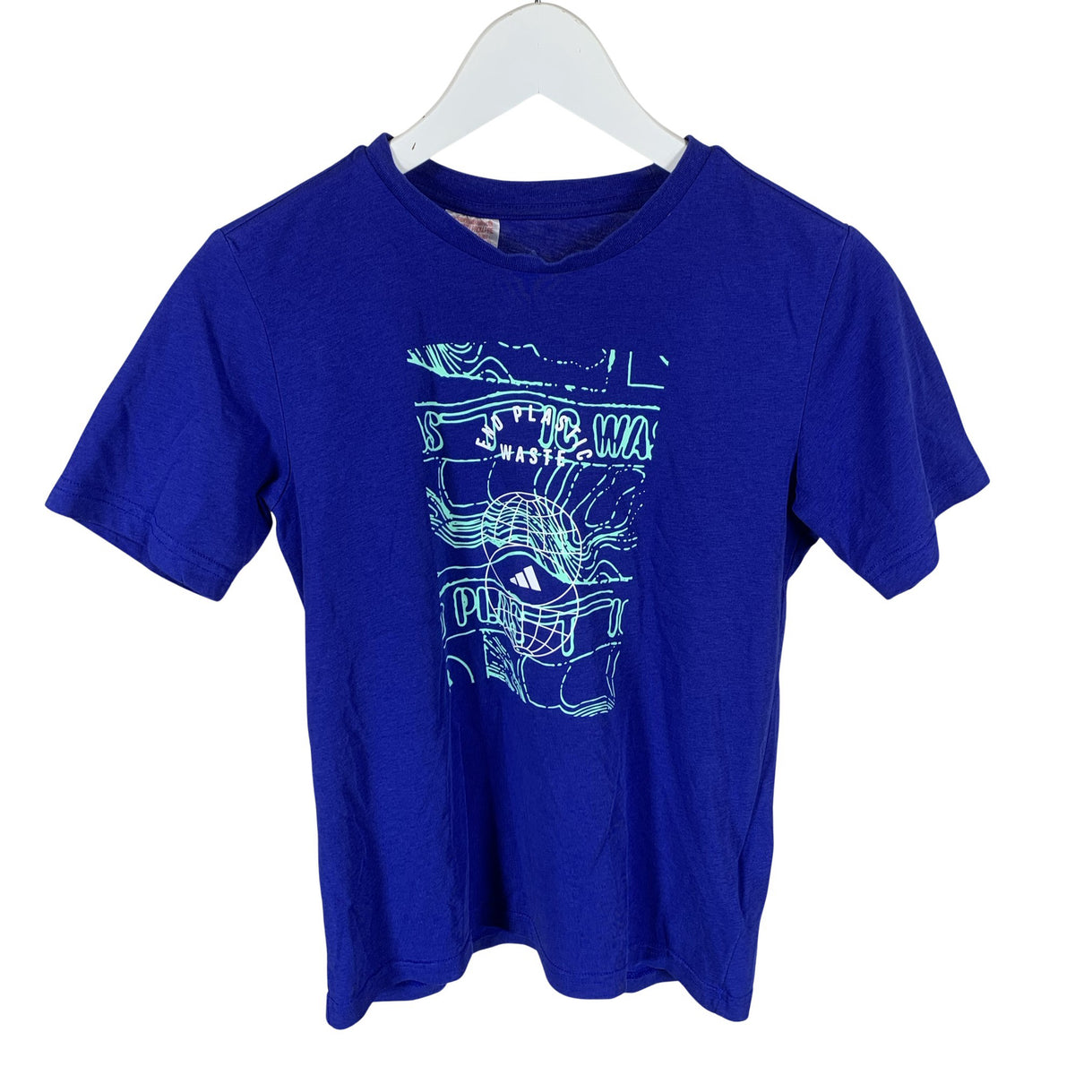 Unisex Adidas - T-shirt, size 146 - 152 - Blue (1)