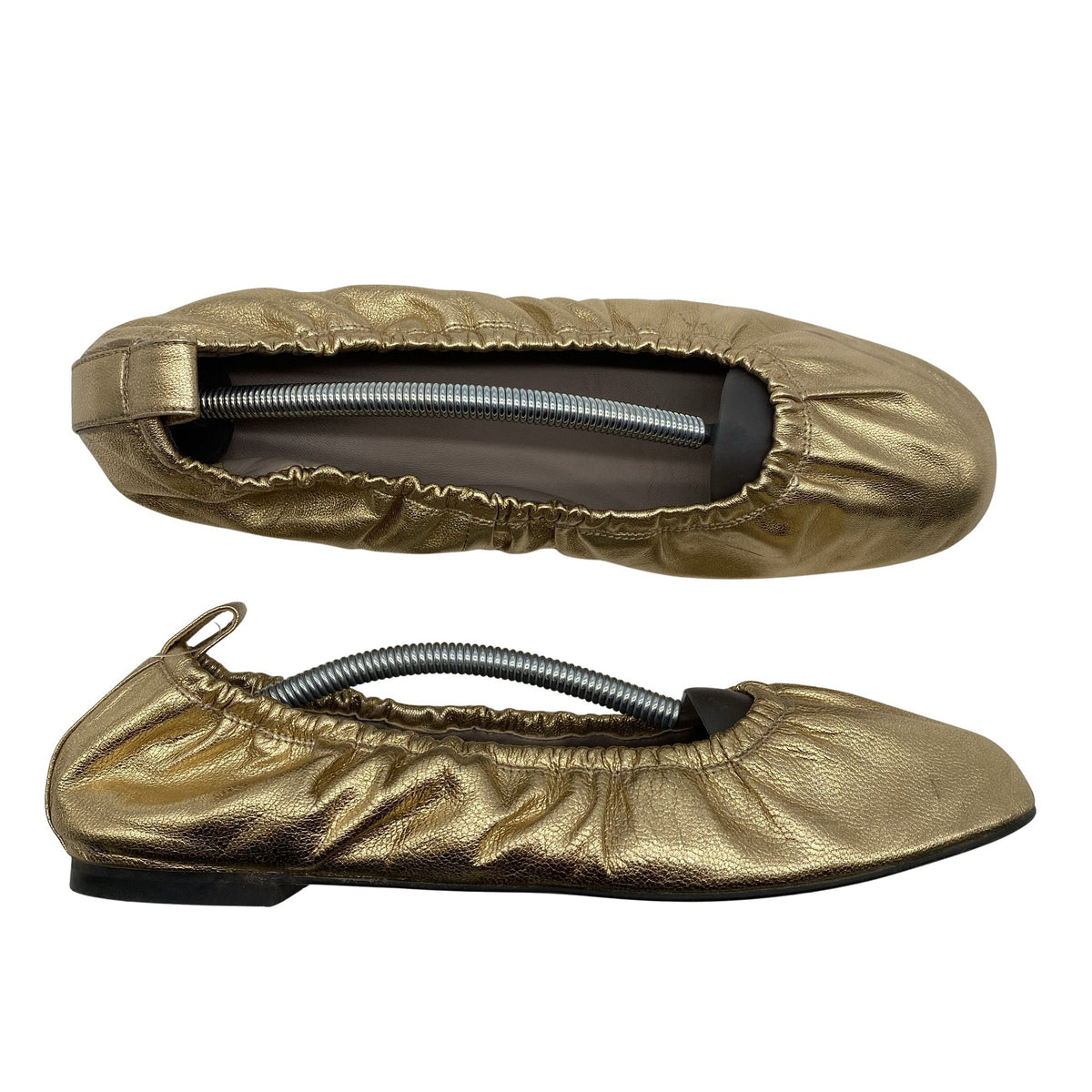 Unisex All Saints - Ballerinas, size 40 - Gold (1)