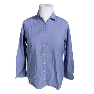 Unisex Lands' End - Collared shirt, size 42 - Blue (1)