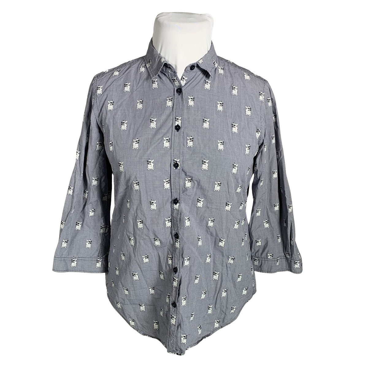 Unisex Sand Jeans - Collared shirt, size 42 - Blue (1)