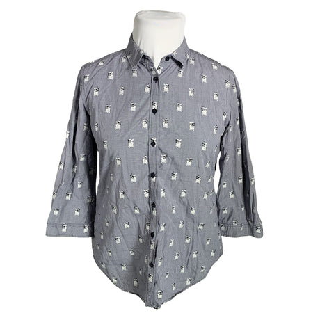 Unisex Sand Jeans - Collared shirt, size 42 - Blue ()