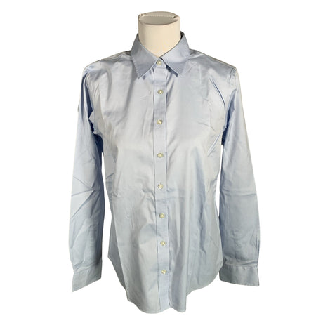 Unisex Lands' End - Collared shirt, size 40 - Light blue ()