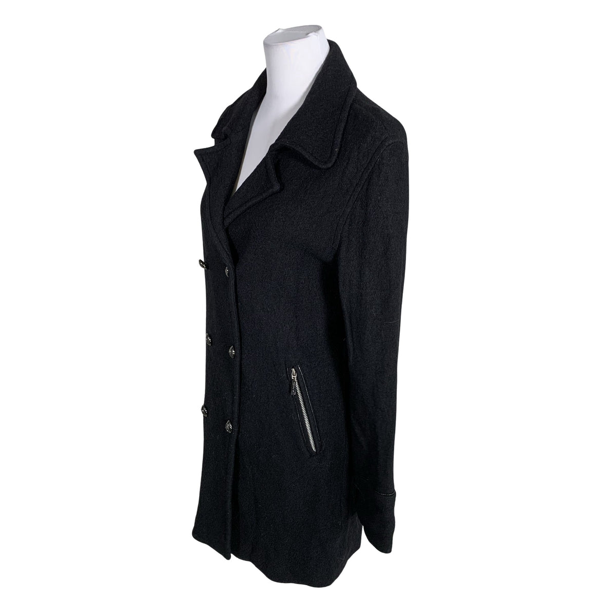 Unisex J.A.P - Wool coat, size 36 - Black (3)