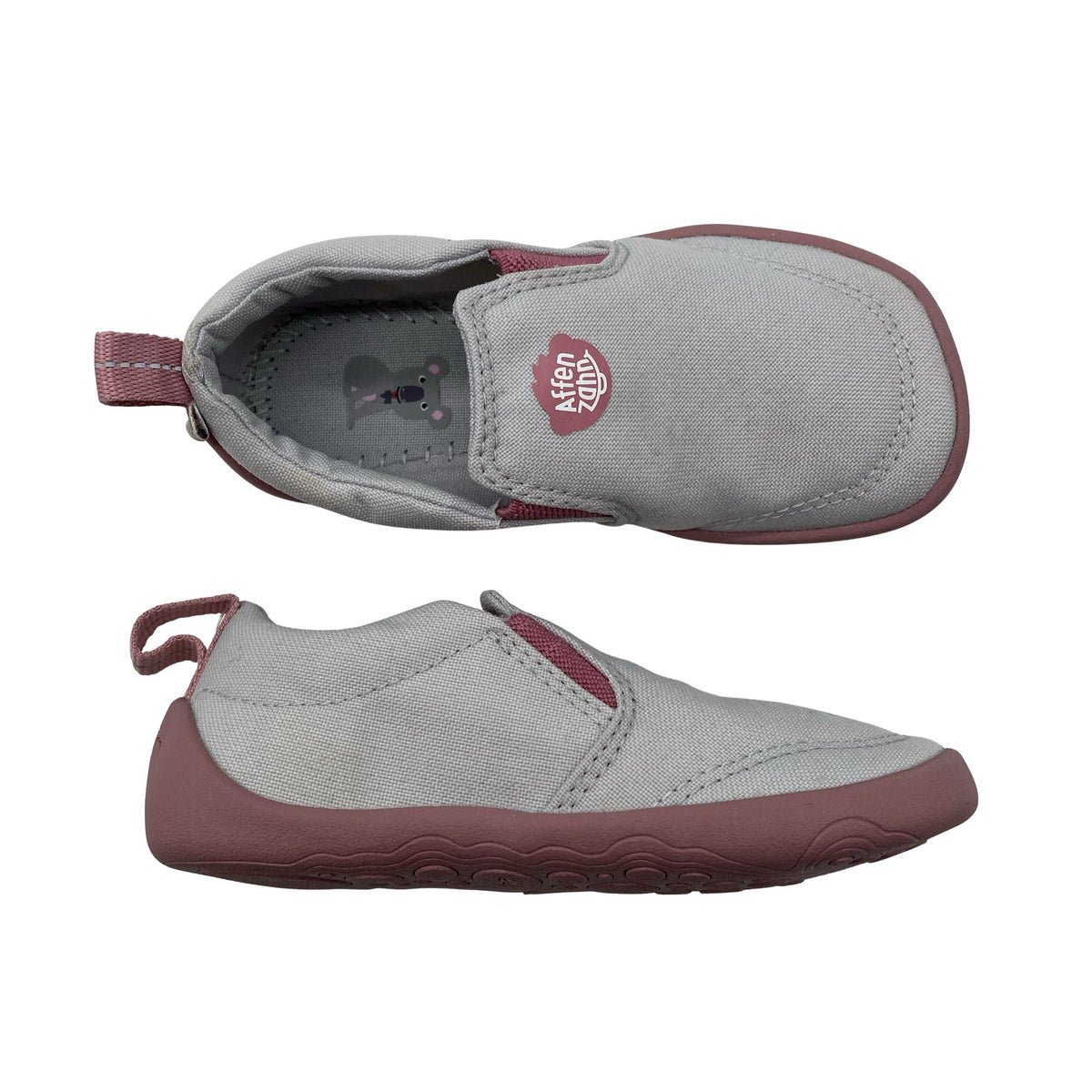 Unisex Affenzahn - Casual sneakers, size 24 - Gray (1)