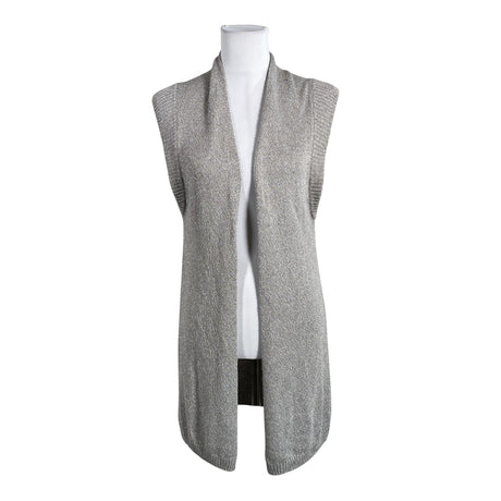 Unisex Massimo Dutti - Knit vest, size 36 - Silver ()