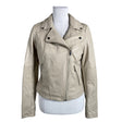 Unisex EDC by Esprit - Leather jacket, size 36 - Gray ()