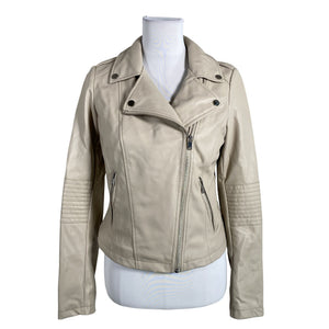 Unisex EDC by Esprit - Leather jacket, size 36 - Gray (1)