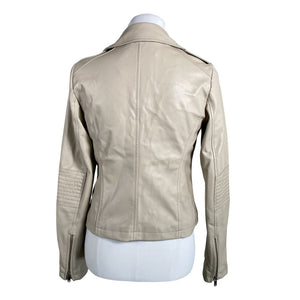 Unisex EDC by Esprit - Leather jacket, size 36 - Gray (2)