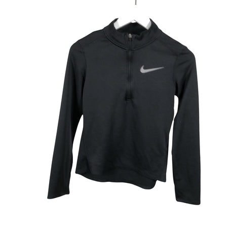 Unisex Nike - Sports shirt, long sleeve, size 158 - 164 - Black ()