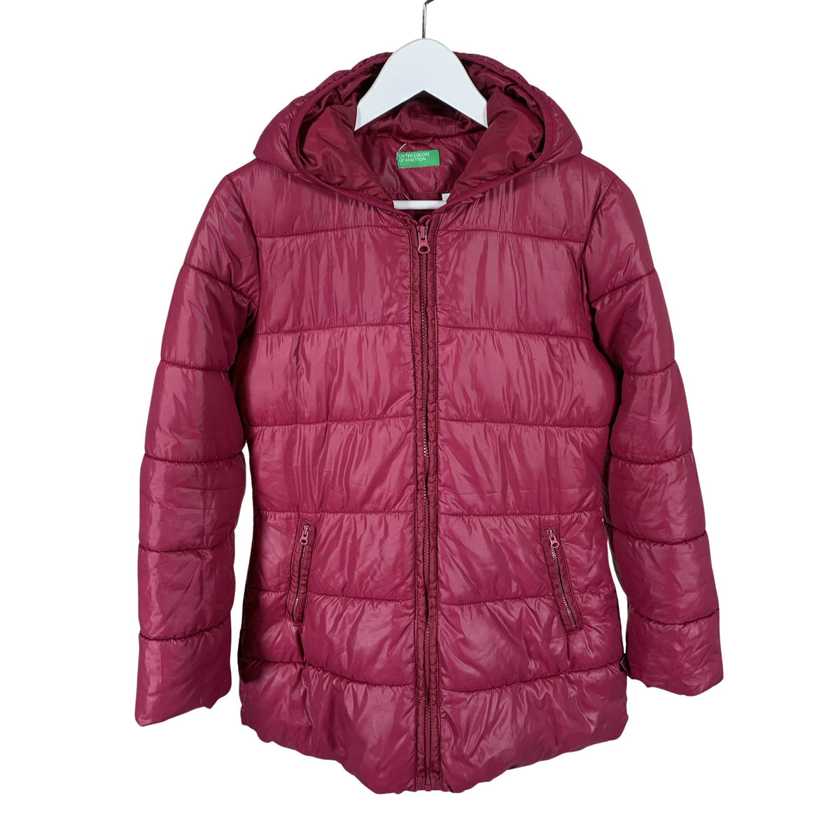 Unisex Benetton - Winter jacket, size 158 - 164 - Pink (1)