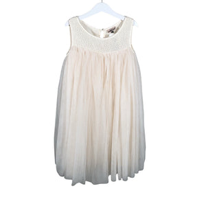Unisex POMPdeLUX - Party dress, size 134 - 140 - Natural white (1)