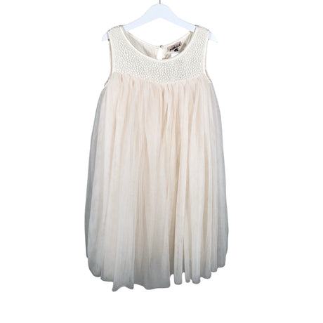 Unisex POMPdeLUX - Party dress, size 134 - 140 - Natural white ()