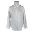 Unisex Fransa - Collared shirt, size 42 - White ()