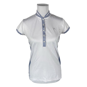 Unisex Alberto - Sports shirt, short sleeve, size 36 - White (1)