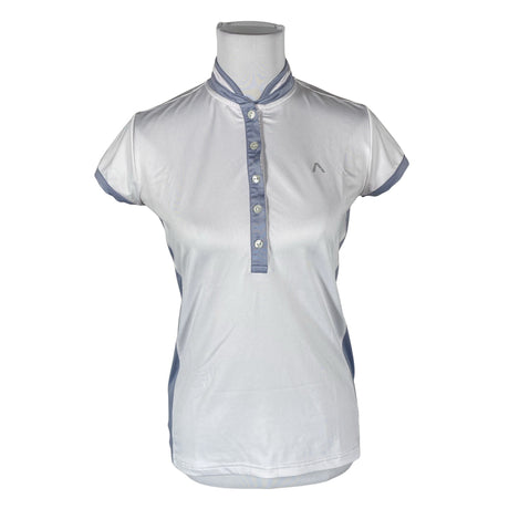 Unisex Alberto - Sports shirt, short sleeve, size 36 - White ()