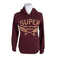 Unisex Superdry - Hoodie, size 34 - Wine red ()