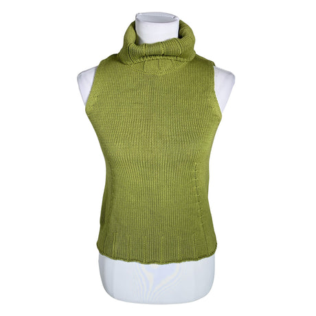 Unisex Lineaemme - Knit vest, size 36 - Green ()