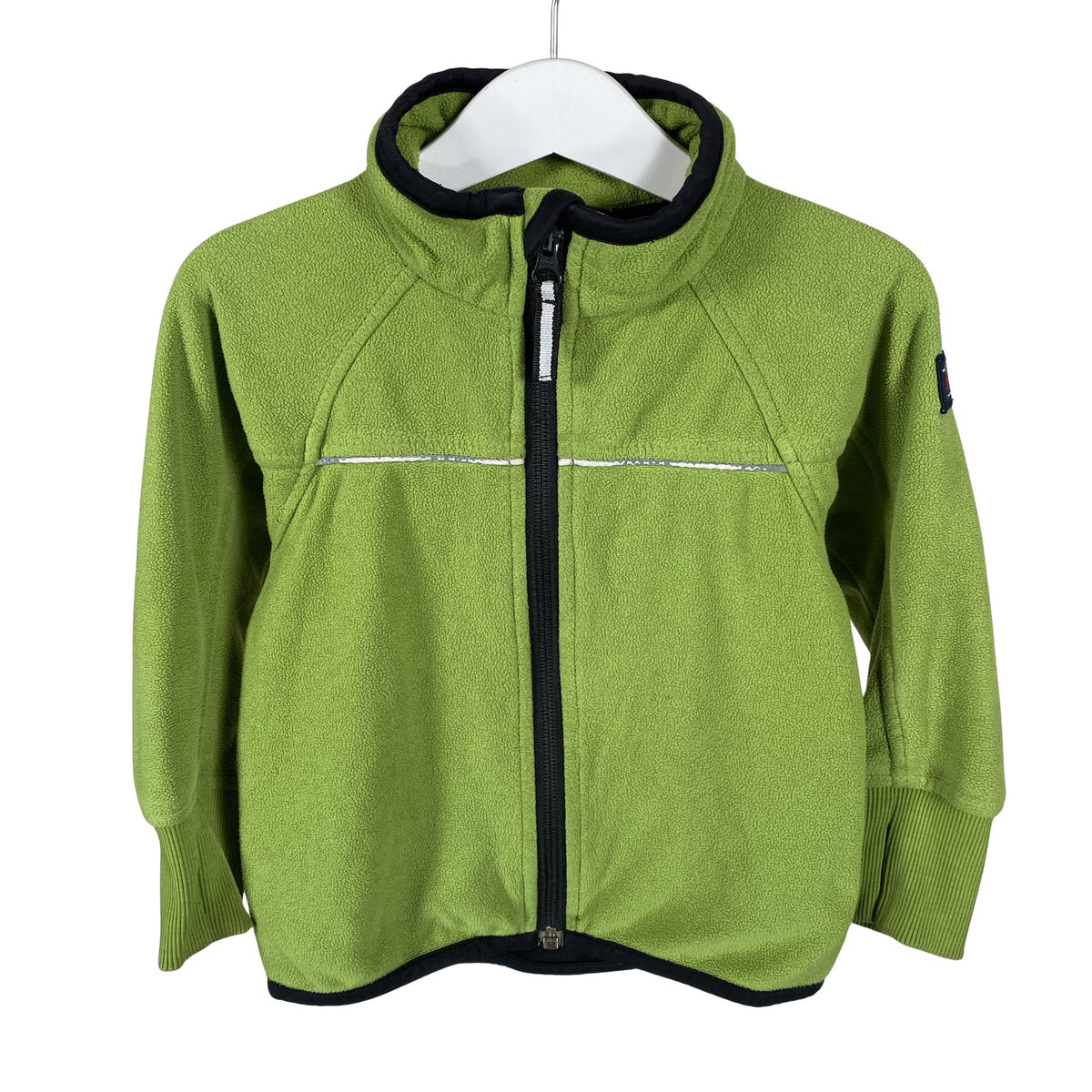 Unisex Polarn O. Pyret - Fleece jacket, size 86 - 92 - Green (1)
