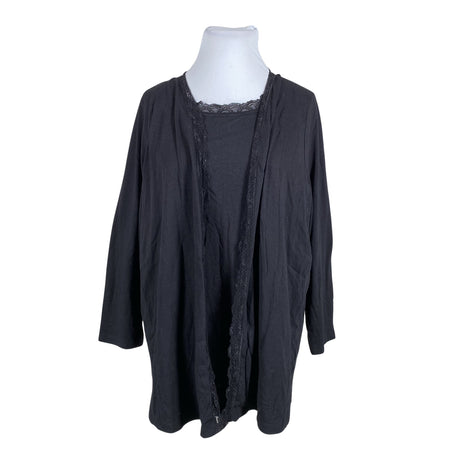 Unisex Mia Moda - Cardigan, size 56 - Black ()