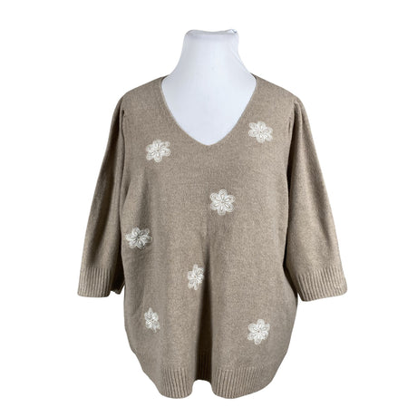 Unisex Zizzi - Sweater, size 44 - Beige ()