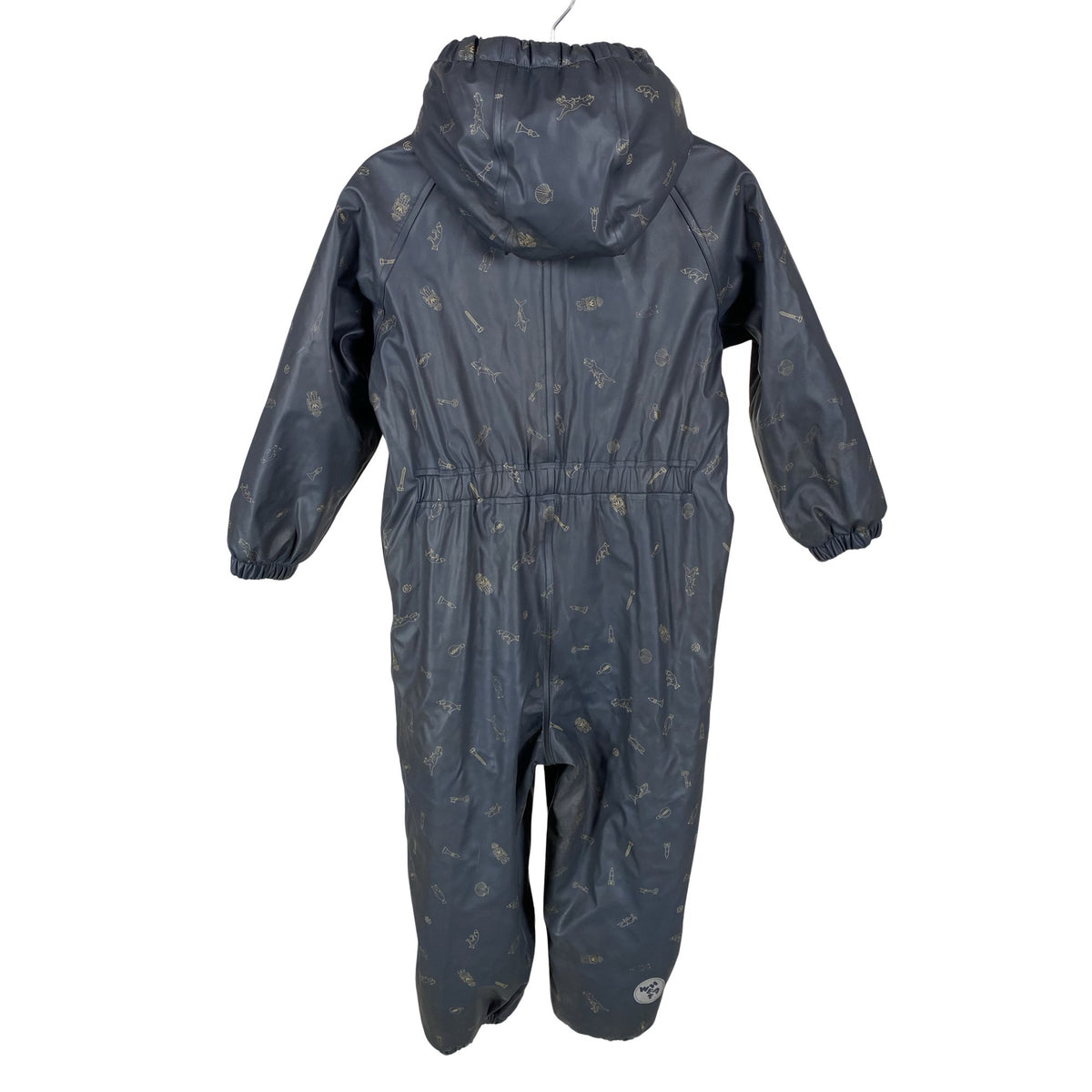 Unisex Wheat - Rain overall, size 92 - 98 - Gray (2)