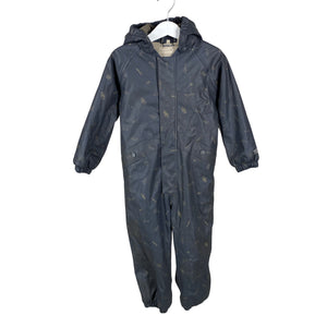 Unisex Wheat - Rain overall, size 92 - 98 - Gray (1)