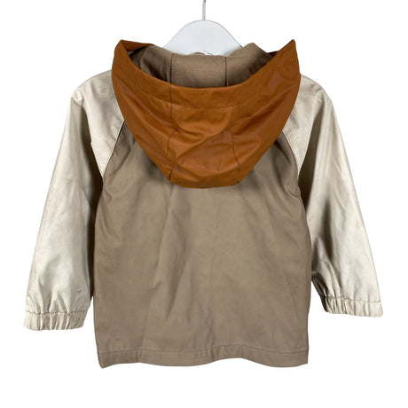 Unisex Wonder Nation - Rain jacket, size 92 - 98 - Brown (2)