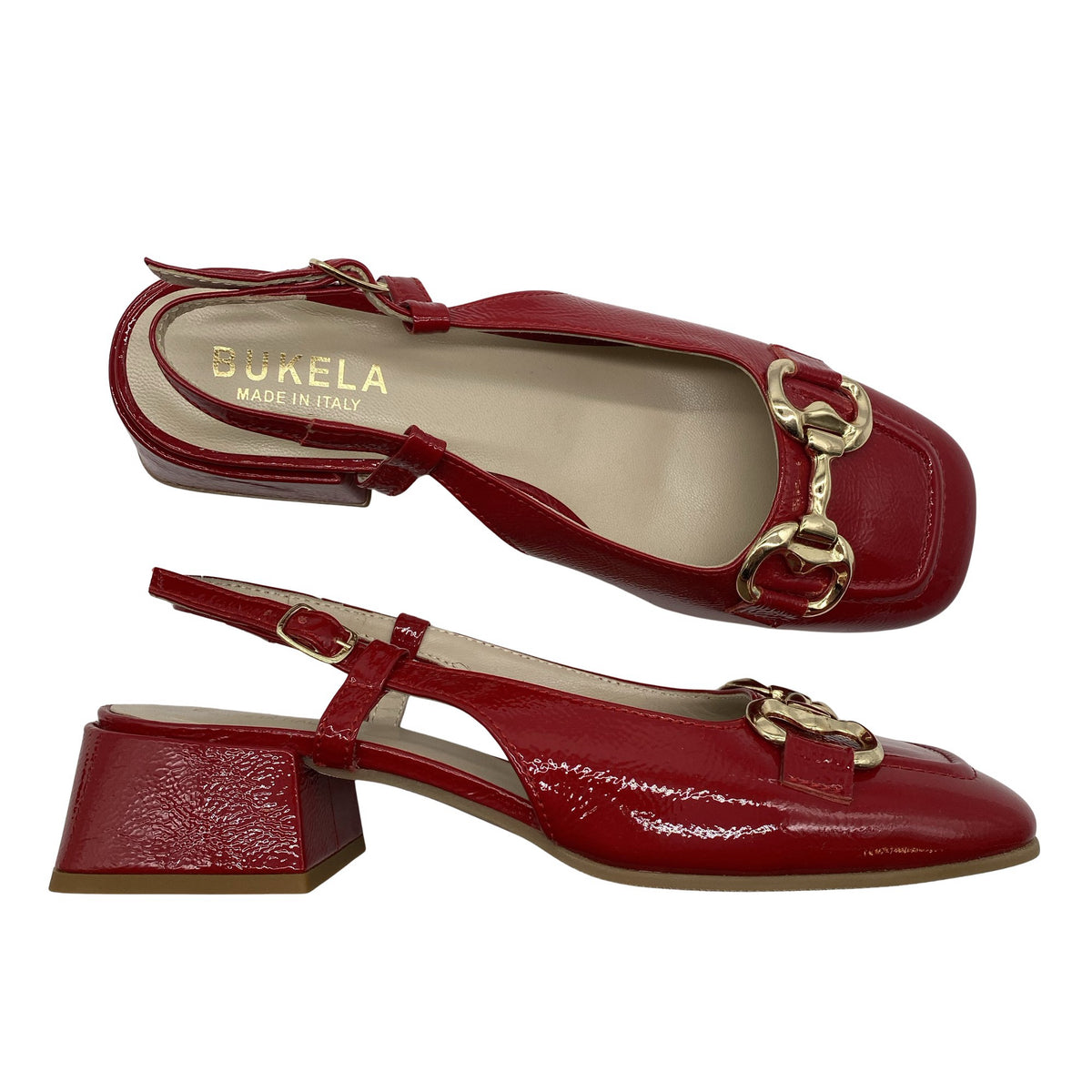 Unisex Bukela - High heels, size 37 - Red (1)