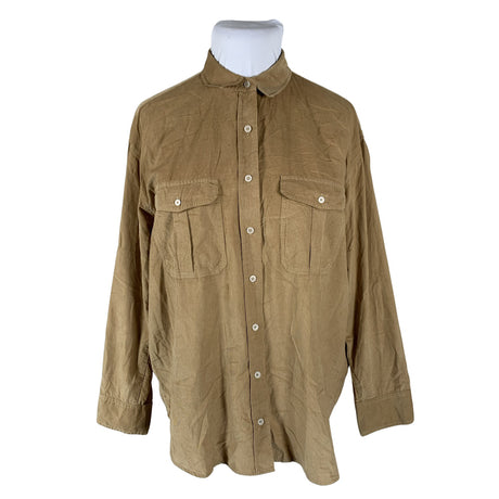 Unisex Marc O'Polo - Collared shirt, size 44 - Brown ()