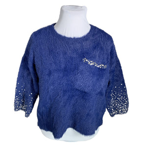 Unisex Cristina Paris - Sweater, size 44 - Blue (1)