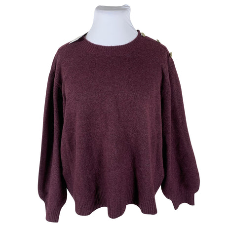 Unisex Zizzi - Sweater, size 44 - Wine red ()