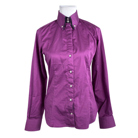 Unisex 7Camicie - Collared shirt, size 38 - Violet ()
