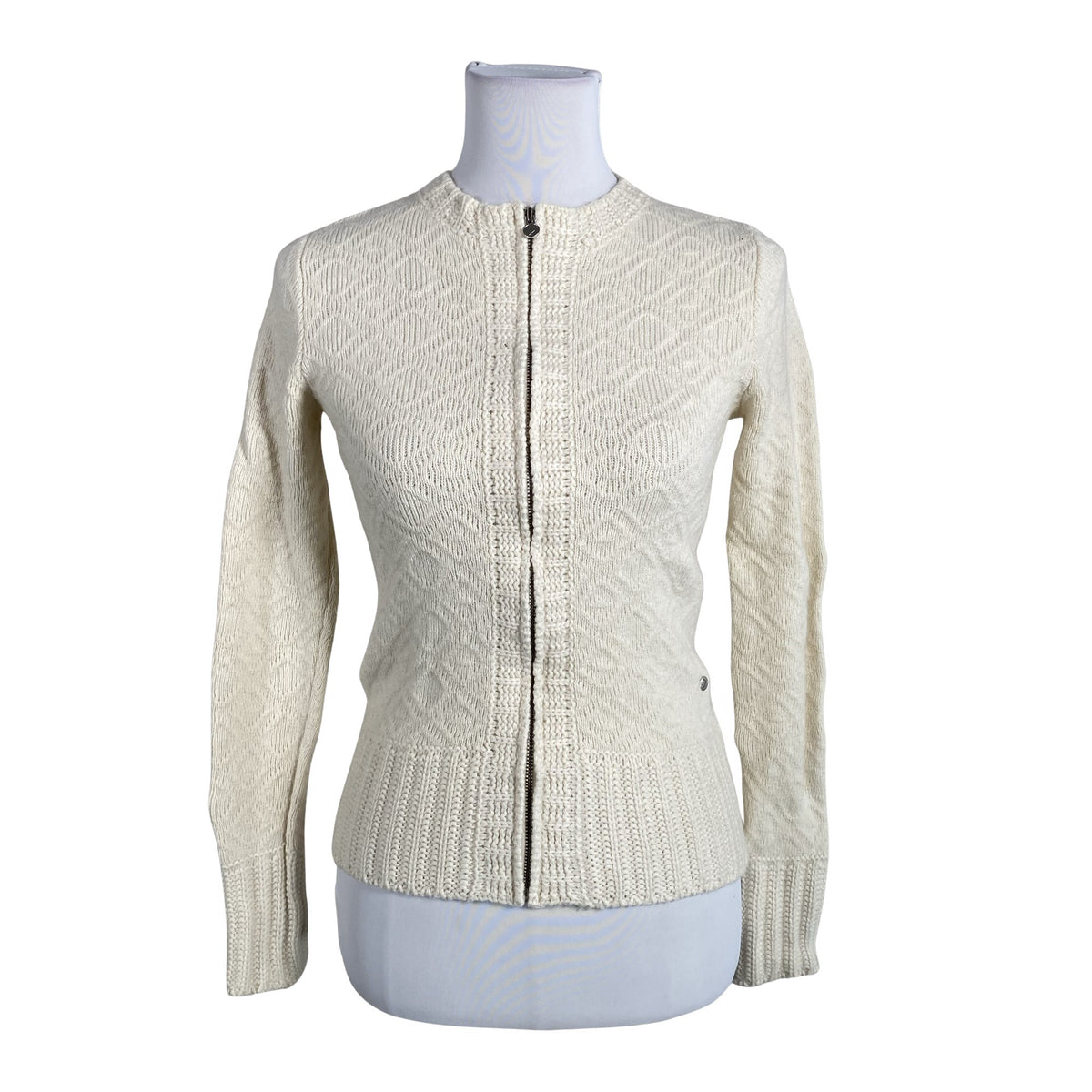 Unisex Boomerang - Cardigan, size 32 - Natural white (1)