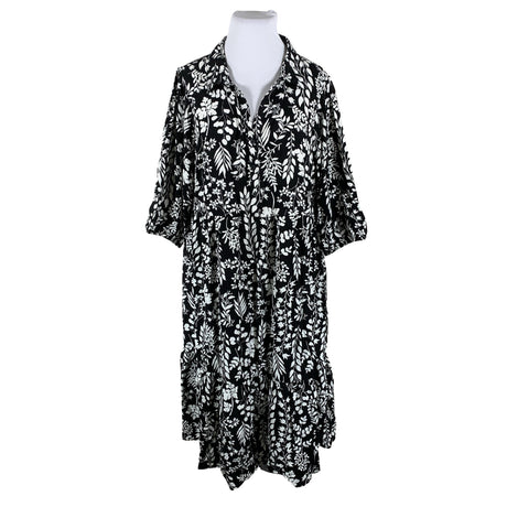 Unisex Evans - Schiffon dress, size 50 - Black ()