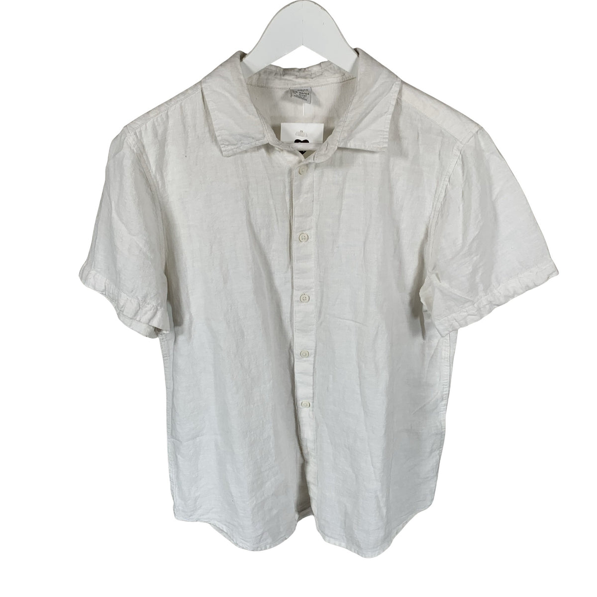 Unisex Lindex - Collared shirt, size 158 - 164 - White (1)
