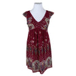 Unisex Esprit - Schiffon dress, size 42 - Wine red ()