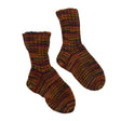 Unisex Handmade - Wool socks, size 31 - Brown ()