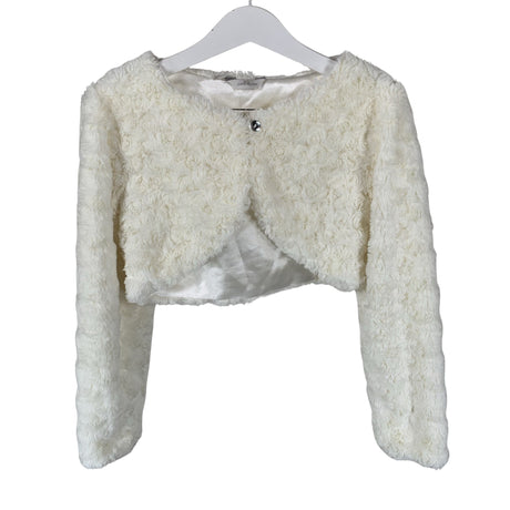 Unisex Zalekua - Evening bolero jacket, size 128 - 134 - White ()