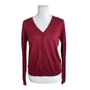 Unisex American Vintage - Cardigan, size 36 - Wine red (1)