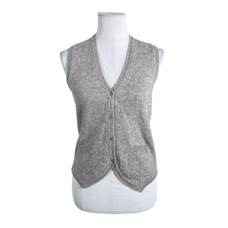 Unisex Peter Hahn - Knit vest, size 36 - Gray ()