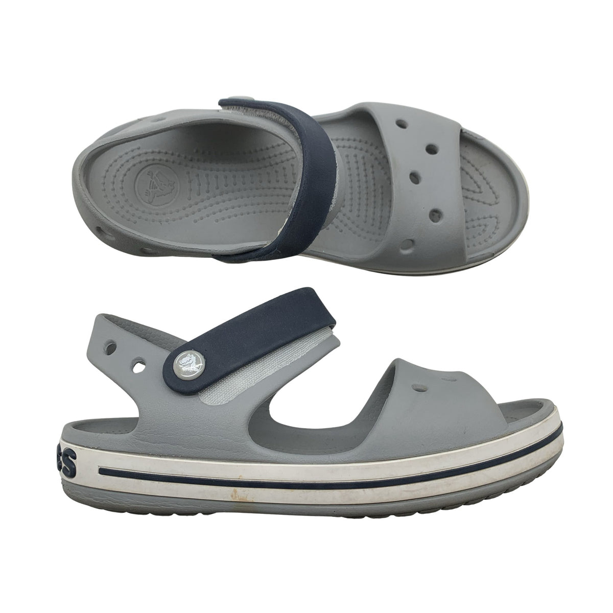 Unisex Crocs - Sandals, size 33 - Gray (1)