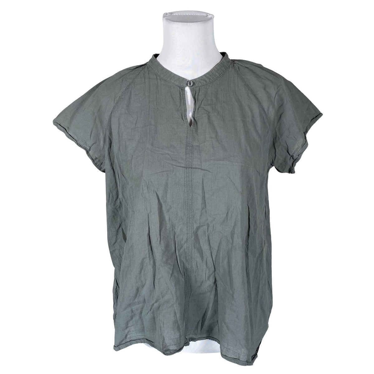 Unisex Muji - Short-sleeved blouse, size 38 - Green (1)