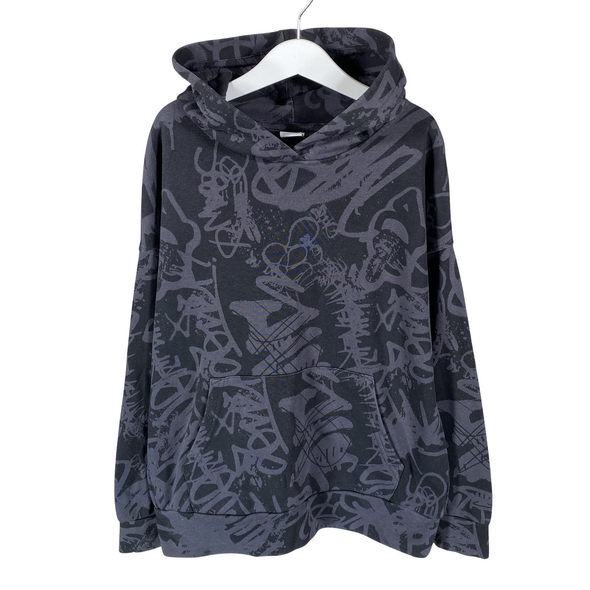 Unisex Lindex - Hoodie, size 146 - 152 - Black (1)