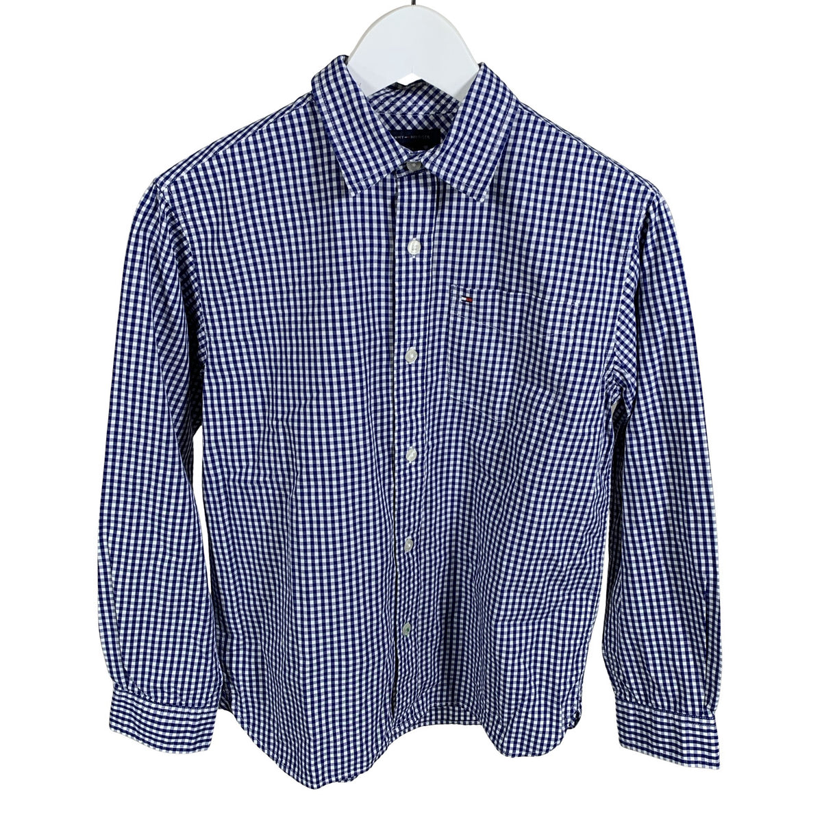 Unisex Tommy Hilfiger - Collared shirt, size 158 - 164 - Blue (1)